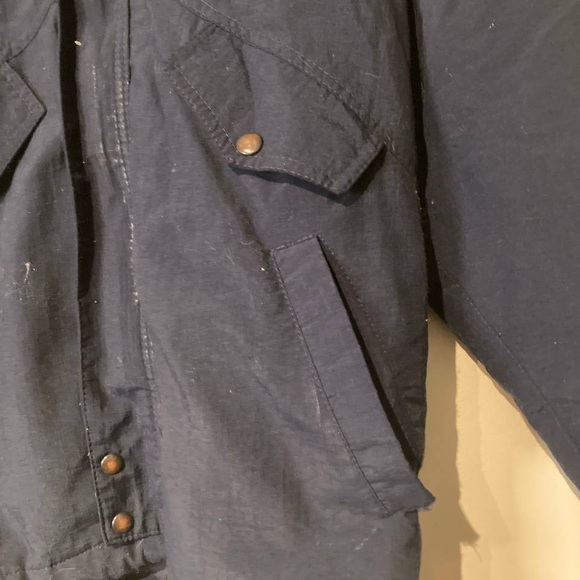 Dark blue puffer jacket - Picture 6 of 9